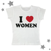 I LUV WOMEN BABY TEE - Thumbnail 1