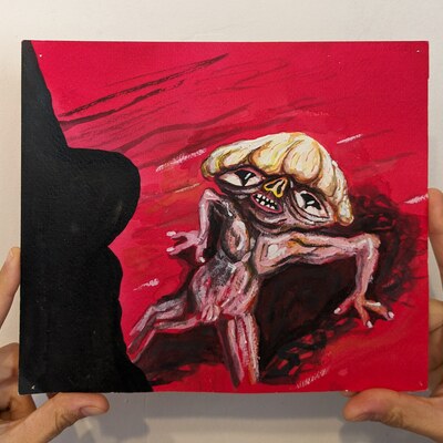 Afraid of pirates - original illustration