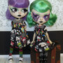 Sanrio Print Babydoll Dress For Blythe, Pullip, Rainbow High, 1/6 Fashion Dolls - Thumbnail 1
