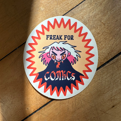 Freak for Comics Sticker