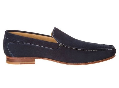 New Handmade Men navy blue suede loafer, Men casual shoes, Men handmade shoes