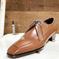 Brown Ideal Choice Formal Handmade Lace Up Shoes - Thumbnail 1