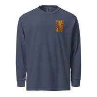 Garment-dyed heavyweight long-sleeve shirt - Color Game - Thumbnail 9