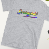 Springfield Pride, bring out the rainbow Unisex Athletic T-shirt - Thumbnail 5