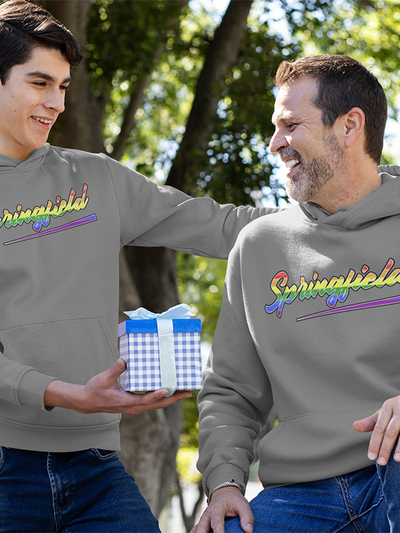 Springfield Pride, bring out the rainbow. Unisex Hoodie