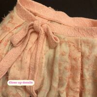 JENNY FAX Avant-Garde Criss-Cross Peplum Knit Top - Thumbnail 2