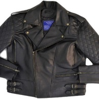 Men Leather Jacket 100% Genuine Lambskin Zipper Leather Jacket - Thumbnail 1
