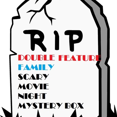 Family scary movie double feature night kit spooky scary family fun children child halloween mystery box