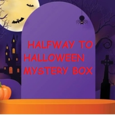 Halloween mystery box horror gothic scary creepy spooky pumpkin ghost witch skull skeleton jack o lantern black cat holiday gift surprise