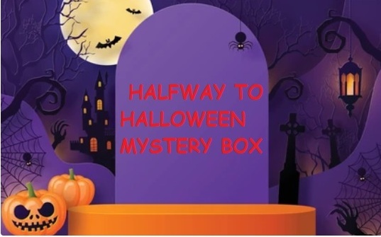 HALLOWEEN MYSTERY BOX Horror Gothic Scary Creepy Spooky Pumpkin Ghost Witch Skull Skeleton Jack O Lantern Black Cat Holiday Gift Surprise
