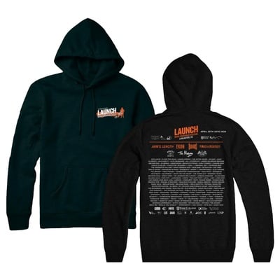 Launch 2024 festival hoodie