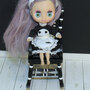 1:12 Scale Spooky Dollhouse Rocking Chair - Thumbnail 7