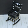 1:12 Scale Spooky Dollhouse Rocking Chair - Thumbnail 10