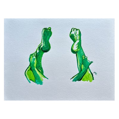 Receiving - watercolor