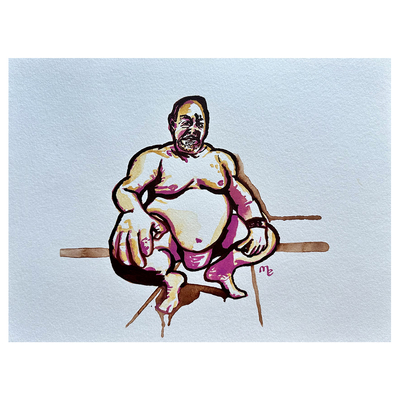 Yoga - watercolor