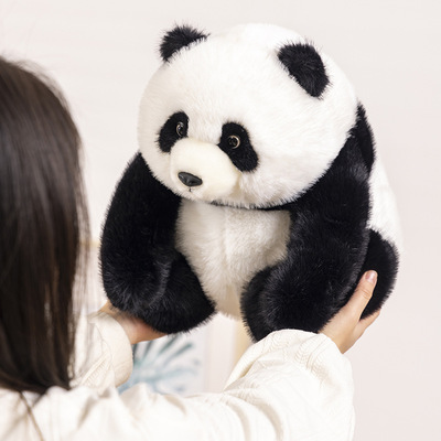 Chonky panda stuffed animal