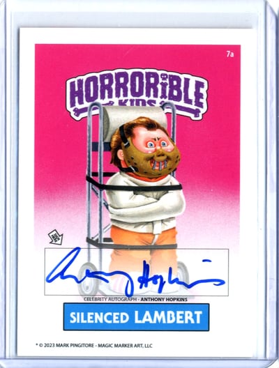 Horrorible Kids ANTHONY HOPKINS - CELEBRITY AUTO Card