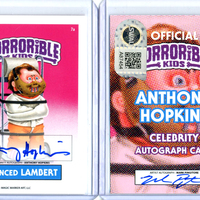 Horrorible Kids ANTHONY HOPKINS - CELEBRITY AUTO Card - Thumbnail 1