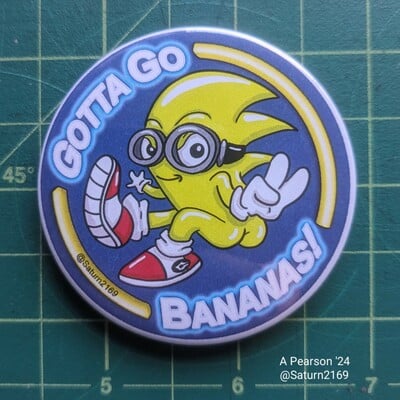 Gotta go bananas! button