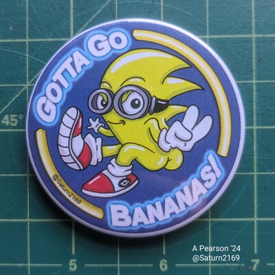 Gotta Go Bananas! Button