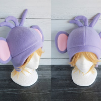 Monkey with Hair Fleece Hat  - Thumbnail 5