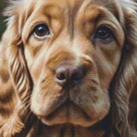 Cocker Spaniel Cross Stitch Pattern - Thumbnail 1