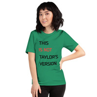 This is not Taylor's version t-shirt Unisex - Thumbnail 10