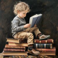 Love Reading Cross Stitch Pattern - Thumbnail 2