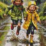 Puddle Jumping Cross Stitch Pattern-1