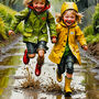 Puddle Jumping Cross Stitch Pattern-2