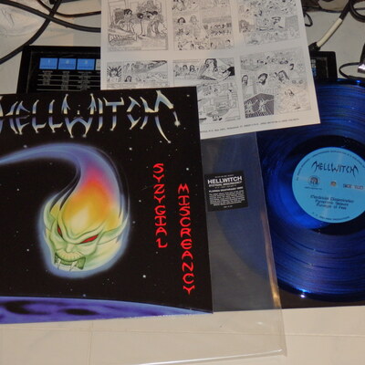 Hellwitch "syzygial miscreancy" blue vinyl lp (nwn! prod. 2024) 
