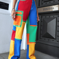 RAINBOW PATCHWORK JEANS - Thumbnail 2