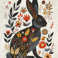 Rabbit Cross Stitch Pattern - Thumbnail 2