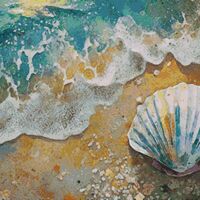 Sea Shell Cross Stitch Pattern - Thumbnail 1