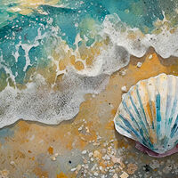 Sea Shell Cross Stitch Pattern - Thumbnail 2