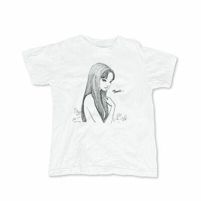 Official junji ito tomie's white tshirt womens, vintage, anime manga shirt | 90's y2k - Thumbnail 3