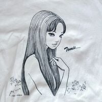 Official Junji Ito Tomie's White Tshirt Womens, Vintage, Anime Manga Shirt | 90's Y2k - Thumbnail 2