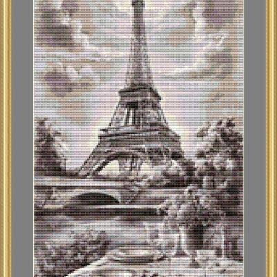 Table set cross stitch pattern