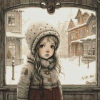 Winter Child Cross Stitch Pattern - Thumbnail 1