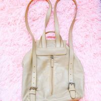 Vintage Coquette Upcycled Bag Faux Leather Rucksack | Retro Ladies Fashion Backpack - Thumbnail 3