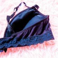 LA SENZA Vintage Black Lace Bra Lingerie| Push-Up Underwear Gothic Vampire Style - Thumbnail 6