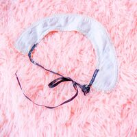 Handmade Detachable White Collar with Cherry Embroidered Print | Victorian, Cottagecore, Boho Fashion Accessory - Thumbnail 1