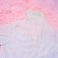 White Sheer Longsleeves Stylish Mesh K-Pop Korean Fashion Harajuku Innerwear | Vintage Classic & Retro - Thumbnail 3