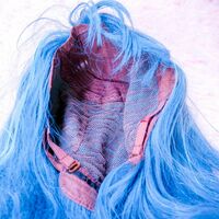 Short Wavy Pastel Light Blue Aqua Wig with Detachable Buns | Girl Cosplay Party Show Synthetic Wig | Erio Yoshino Anime - Thumbnail 6