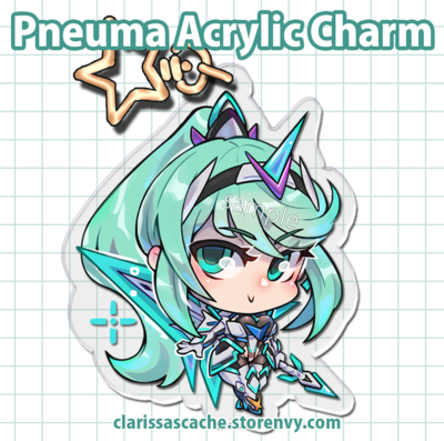 Pneuma Acrylic Charm