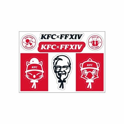 Limited Edition Final Fantasy XIV x KFC Collaboration Sticker with Bonus In-Game Emote Code