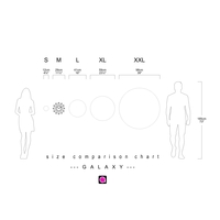 Galaxy blue - contemporary stylish wall clock made of bent plywood, wooden wall clock, wood wall art - Thumbnail 5