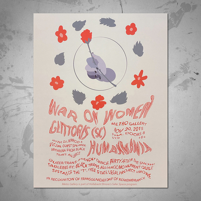 Show poster - war on women tdor show