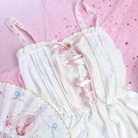 PEILIEE SHOP Classic Swan Lake Ballerina Dress | Vintage Babydoll Style | Coquette Rococo Dollete - Thumbnail 2