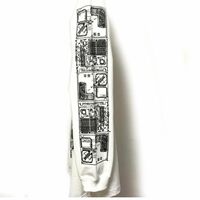 Serial Experiments Lain × Messa Store Psyche White Long Sleeves Sweatshirt | Obscure Anime Shirt | Streetwear Vintage Y2K | Rare Original - Thumbnail 4